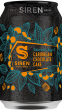 Load image into Gallery viewer, Barrel Aged Caribbean Chocolate Cake - Siren Craft Brew - Bourbon Barrel Aged Cypress Wood, Amburana Wood, Vanilla, Cacao Nibs, Cacao Husks, 8.8%, 330ml Can