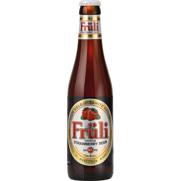 Früli Strawberry - Huyghe Brewery - Strawberry Belgian Fruit Beer, 4.1%, 330ml Bottle