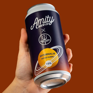 Saturnalia - Amity Brew Co X Neptune Brewery - Spiced Belgian Dubbel, 7%, 440ml Can