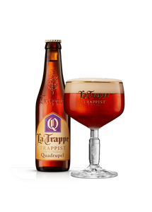 La Trappe Gift Set - Bierbrouwerij De Koningshoeven - Belgian Ales, 4x330ml Bottle & Glass Gift Set
