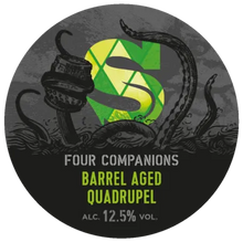 Load image into Gallery viewer, Four Companions - Siren Craft Brew - Red Wine Barrel Quadrupel, 12.5%, 375ml Bottle
