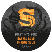 Load image into Gallery viewer, Burst Into Song - Siren Craft Brew - Barrel Aged Orange Sour, 8.4%, 375ml Bottles
