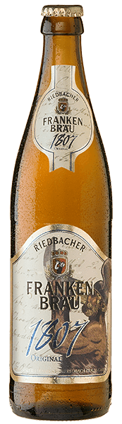 Franken Brau 1807 - Franken Bräu Riedbach - Helles, 4.9%, 500ml Bottle