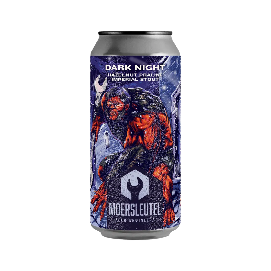 Dark Night - Moersleutel - Hazelnut Praline Imperial Stout, 11%, 440ml Can