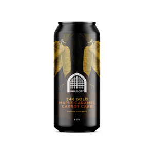 24K Gold - Vault City - Maple Caramel Carrot Cake Sour, 8%, 440ml Can