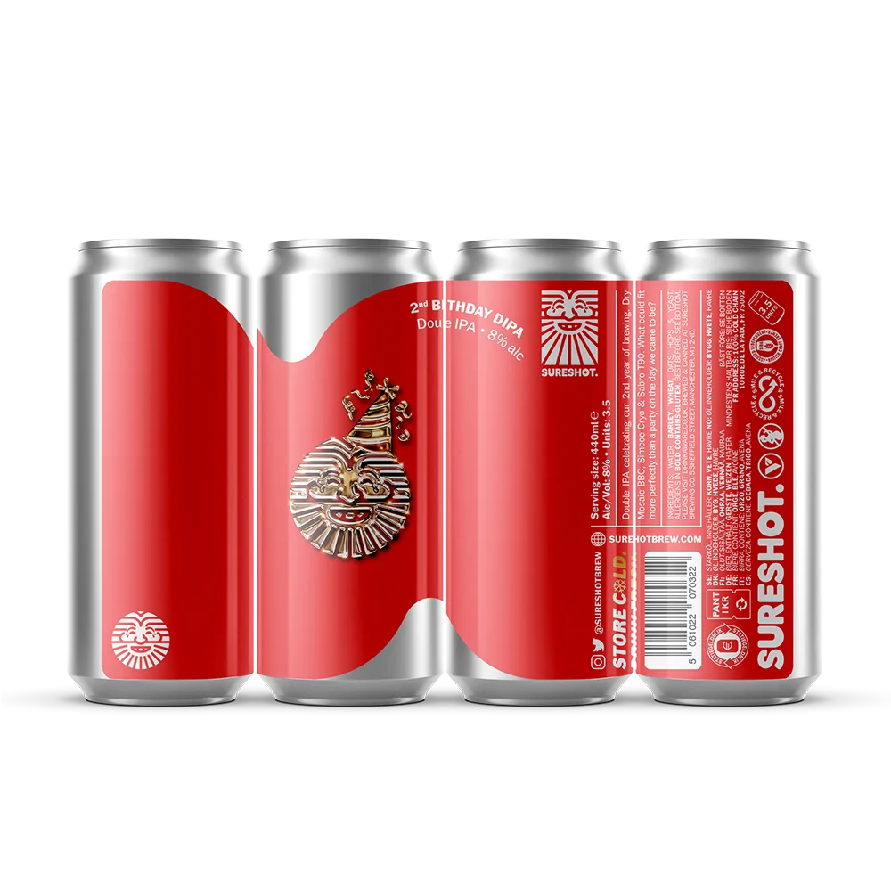 2nd Birthday DIPA - Sureshot - DIPA, 8%, 440ml Can