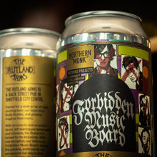 Load image into Gallery viewer, Forbidden Music Board - Northern Monk X Rutland Arms - Black Maibock, 6%, 440ml Can
