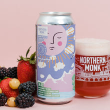 Load image into Gallery viewer, 34.03 The Fool - Northern Monk X Left Handed Giant X Amy Hastings - Fruited IPA with Strawberry, Gooseberry &amp; Blackberry, 6%, 440ml Can
