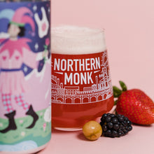 Load image into Gallery viewer, 34.03 The Fool - Northern Monk X Left Handed Giant X Amy Hastings - Fruited IPA with Strawberry, Gooseberry &amp; Blackberry, 6%, 440ml Can
