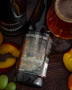 BA Peach & Apricot Sour - Vocation Brewery - Chardonnay Barrel Aged Peach & Apricot Sour Ale, 9.4%, 330ml Bottle