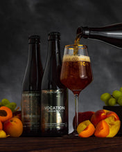 Load image into Gallery viewer, BA Peach &amp; Apricot Sour - Vocation Brewery - Chardonnay Barrel Aged Peach &amp; Apricot Sour Ale, 9.4%, 330ml Bottle
