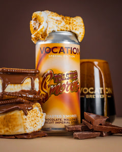 Toasted S'mores - Vocation Brewery - Chocolate, Mallow & Biscuit Imperial Stout, 10.3%, 440ml Can