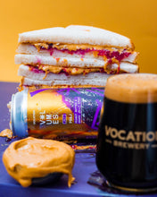 Load image into Gallery viewer, PB&amp;J Volumes July - Vocation Brewery - Peanut Butter &amp; Grape Jelly Stout, 9.2%, 440ml Can
