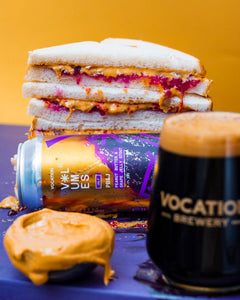 PB&J Volumes July - Vocation Brewery - Peanut Butter & Grape Jelly Stout, 9.2%, 440ml Can