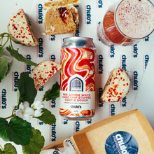 Load image into Gallery viewer, Red Jammie White Choc Stuffed Cookie Dough - Vault City - Red Jammie White Choc Stuffed Cookie Dough Sour, 6.6%, 440ml Can
