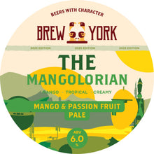 Load image into Gallery viewer, The Mangolorian - Brew York - Mango &amp; Passionfruit Milkshake IPA, 6%, 440ml Can
