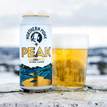 Load image into Gallery viewer, Peak - Northern Monk - Alcohol Free Citra Lager, 0.5%, 440ml Can
