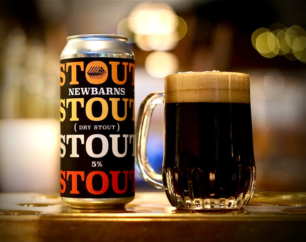 Stout Beer - Newbarns Brewery - Dry Stout, 5%, 440ml Can