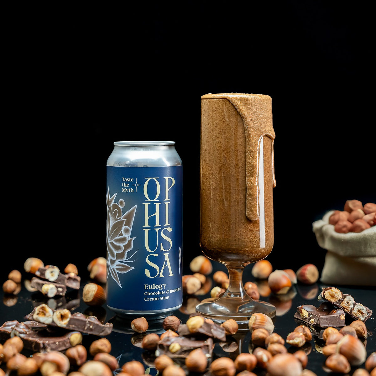 Eulogy - Ophiussa - Chocolate & Hazelnut Sream Imperial Stout, 8%, 440 ...