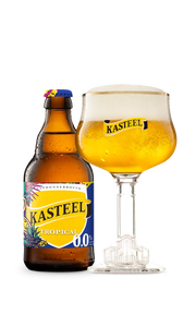 Kasteel Tropical 0.0 - Kasteel Brouwerij Vanhonsebrouck - Alcohol Free Belgian Tropical Fruit Beer, 0.0%, 330ml Bottle
