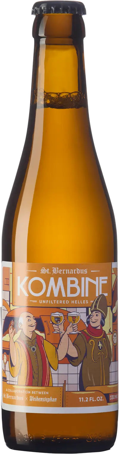 Kombine - Brouwerij St.Bernardus X Weihenstephaner - Unfiltered Helles, 6%, 330ml Bottle