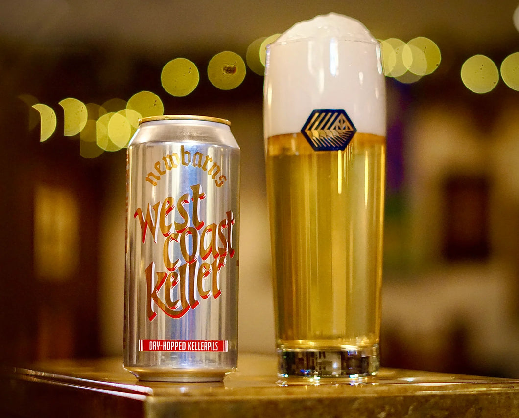 West Coast Keller - Newbarns Brewery - Dry-Hopped Kellerpils, 4.9%, 440ml Can