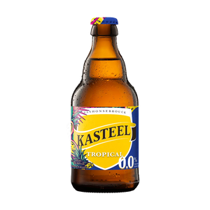 Kasteel Tropical 0.0 - Kasteel Brouwerij Vanhonsebrouck - Alcohol Free Belgian Tropical Fruit Beer, 0.0%, 330ml Bottle