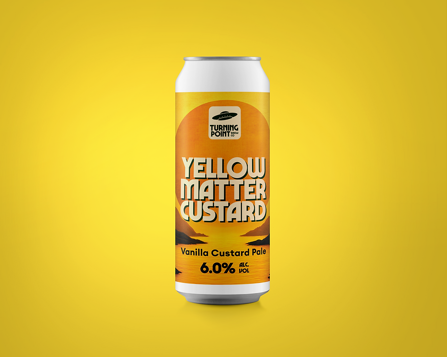 Yellow Matter Custard 2025 - Turning Point Brew Co - Vanilla Custard Pale Ale, 6%, 440ml Can