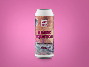 A Basic Equation - Turning Point Brew Co - Raspberry Wheat Beer, 4.8%, 440ml Can