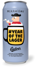 Load image into Gallery viewer, Year Of The Lager - Mikkeller X Budweiser Budvar - Czech Style Lager, 4.6%, 440ml Can
