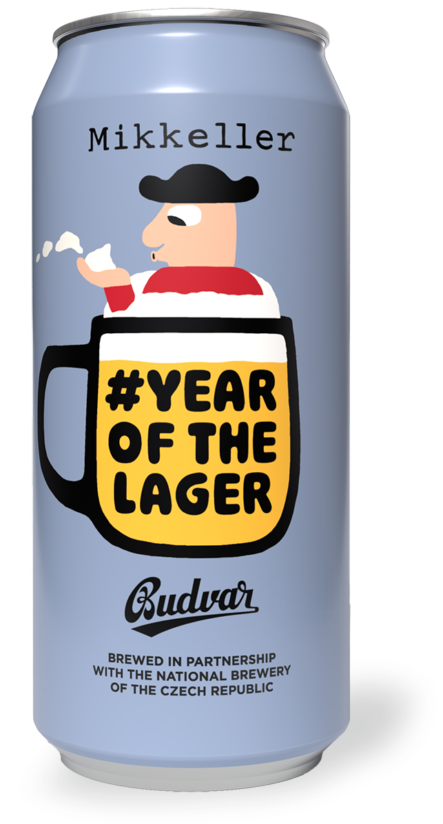 Year Of The Lager - Mikkeller X Budweiser Budvar - Czech Style Lager, 4.6%, 440ml Can