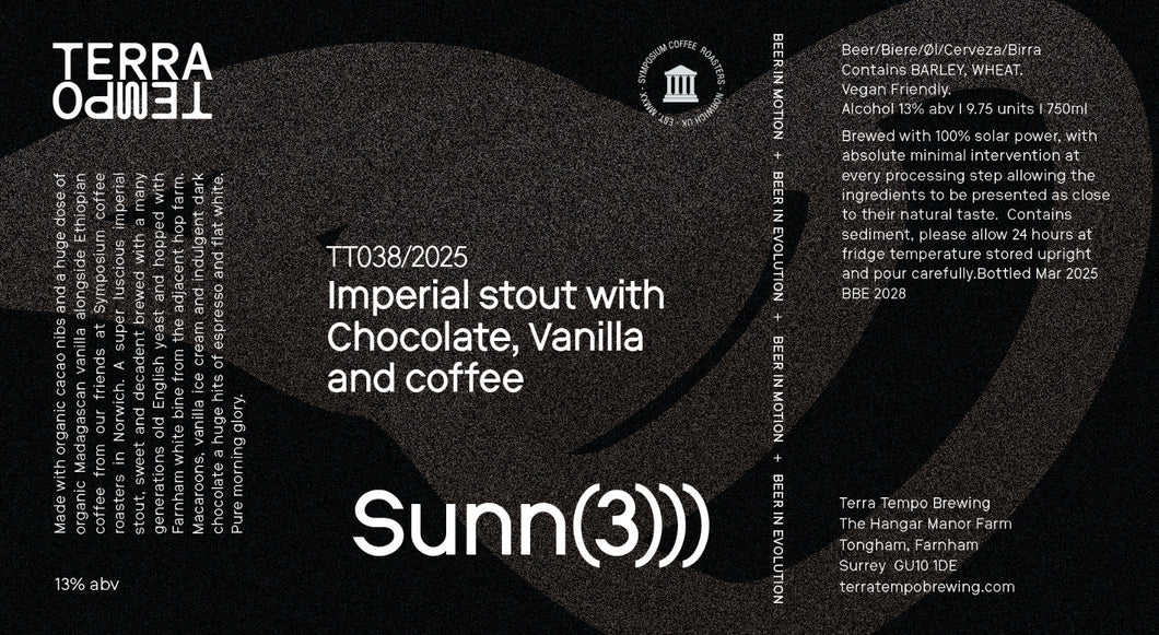 Sunn (3))) - Terra Tempo - Russian Imperial Stout w/ Coffee, 14.7%, 750ml Bottle