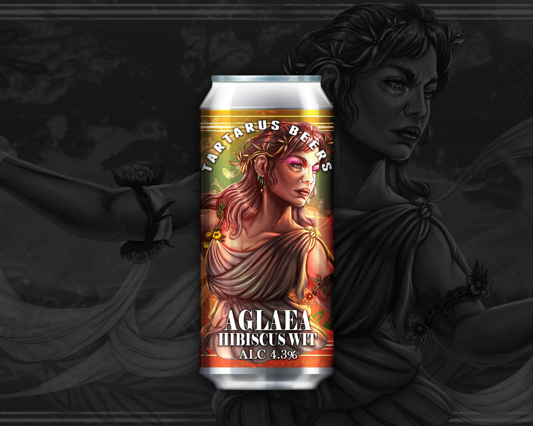 Aglaea - Tartarus Beers - Hisibcus Belgian Wit, 4.3%, 440ml Can