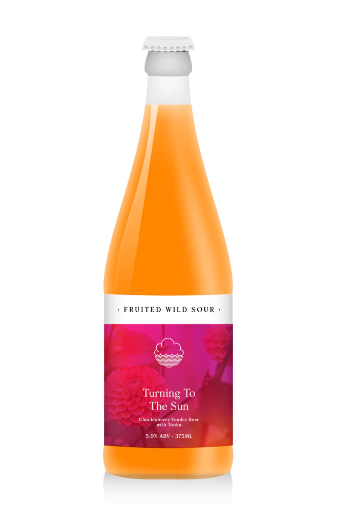 Turning To The Sun - Cloudwater - Juicy Chuckleberry Foudre Ale with Vanilla, 5.9%, 375ml Bottle