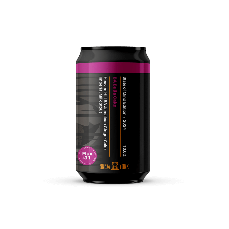 BA Bulla Cake - Brew York - Heaven Hill BA Jamaican Ginger Cake Imperial Milk Stout, 10%, 330ml Can