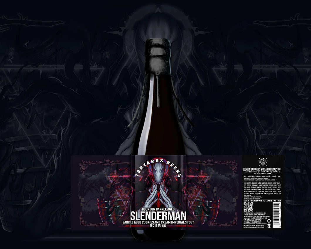 Heaven Hill BA Slenderman - Tartarus Beers - Bourbon Barrel Aged Cookies & Cream Imperial Stout, 11%, 375ml Bottle