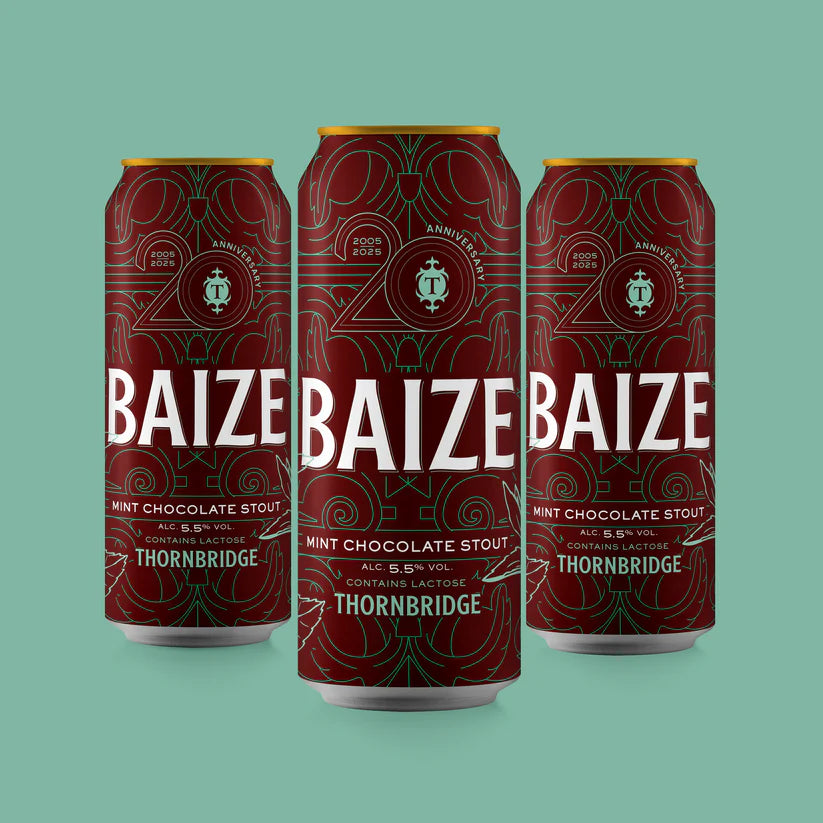 Baize - Thornbridge Brewery - Mint Chocolate Stout, 5.5%, 440ml Can