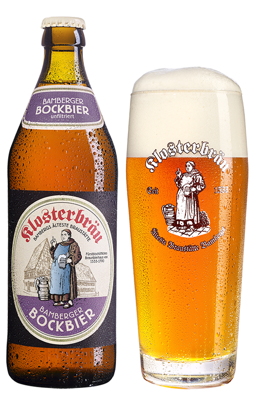 Bockbier - Klosterbräu Bamberg - Bamburg Bockbier, 6.9%, 500ml Bottle