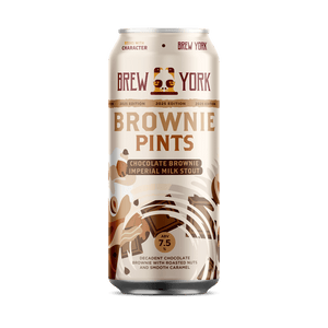 Brownie Pints 2025 - Brew York - Chocolate Brownie Imperial Milk Stout, 7.5%, 440ml Can