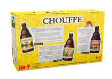 Load image into Gallery viewer, Chouffe Gift Set - Brasserie d&#39;Achouffe - Belgian Ales, 3x330ml Bottle &amp; Glass Gift Set
