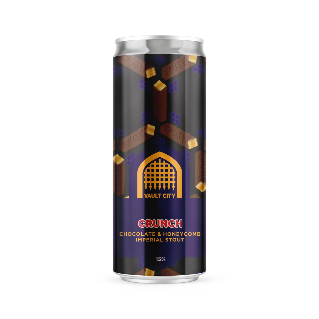 Crunch - Vault City - Chocolate & Honeycomb Imperial Stout, 15%, 330ml Can
