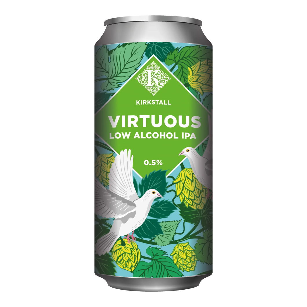 Low Alcohol Virtuous - Kirkstall Brewery - Low Alcohol Session IPA, 0 ...