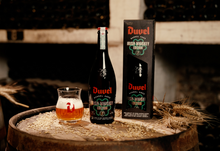 Load image into Gallery viewer, No.7 Irish Whiskey Barrel Edition - Duvel Moortgat - Irish Whiskey Barrel Aged Belgian Tripel, 11.5%, 750ml Sharing Bottle &amp; Glass Gift Set
