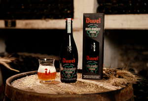 No.7 Irish Whiskey Barrel Edition - Duvel Moortgat - Irish Whiskey Barrel Aged Belgian Tripel, 11.5%, 750ml Sharing Bottle & Glass Gift Set