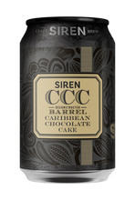 Load image into Gallery viewer, Deconstructed Barrel Chocolate Caribbean Chocolate Cake - Siren Craft Brew - Tropical Stout Aged On Bourbon Barrel Staves, 8.4%, 330ml Can
