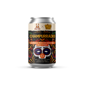 Champurrado - Brew York X Thicc Sauce - Imperial Mexican Brownie Milk Stout, 11%, 330ml Can