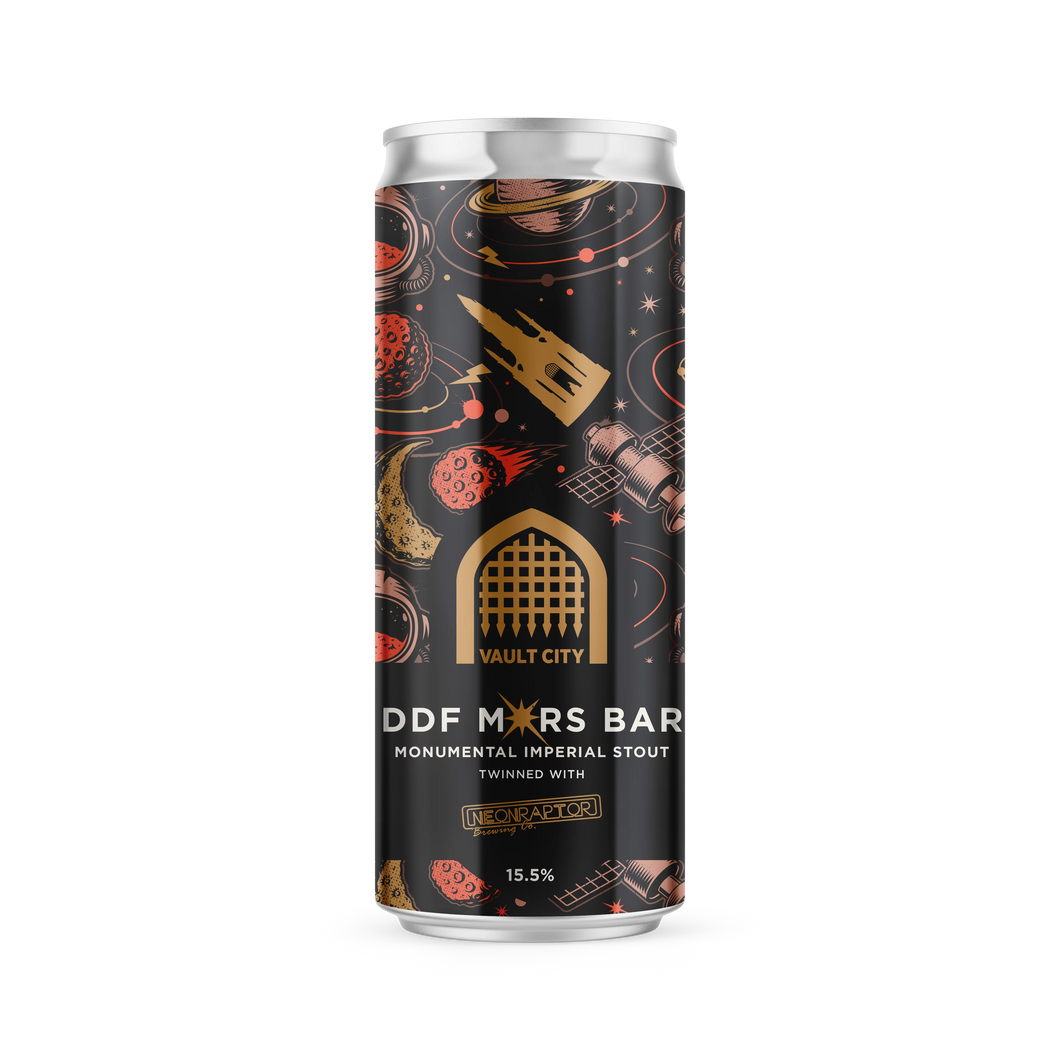 DDF Mars Bar - Vault City X Neon Raptor - Double Deep Fried Mars Bar Imperial Stout, 15.5%, 330ml Can