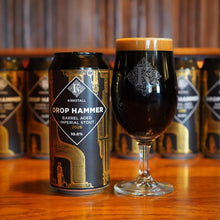Load image into Gallery viewer, Drop Hammer BA 2026 - Kirkstall Brewery - Whisky, Bourbon, Rum &amp; Rioja Barrel Aged Imperial Stout, 10%, 440ml Can
