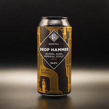 Load image into Gallery viewer, Drop Hammer BA 2026 - Kirkstall Brewery - Whisky, Bourbon, Rum &amp; Rioja Barrel Aged Imperial Stout, 10%, 440ml Can
