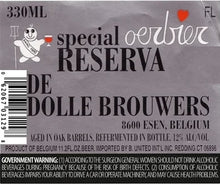 Load image into Gallery viewer, Special Reserva Oerbier 2023 - Brouwerij De Dolle Brouwers - Oak Aged Bottle Refermented Belgian Flanders Oud Bruin, 10%, 330ml Bottle
